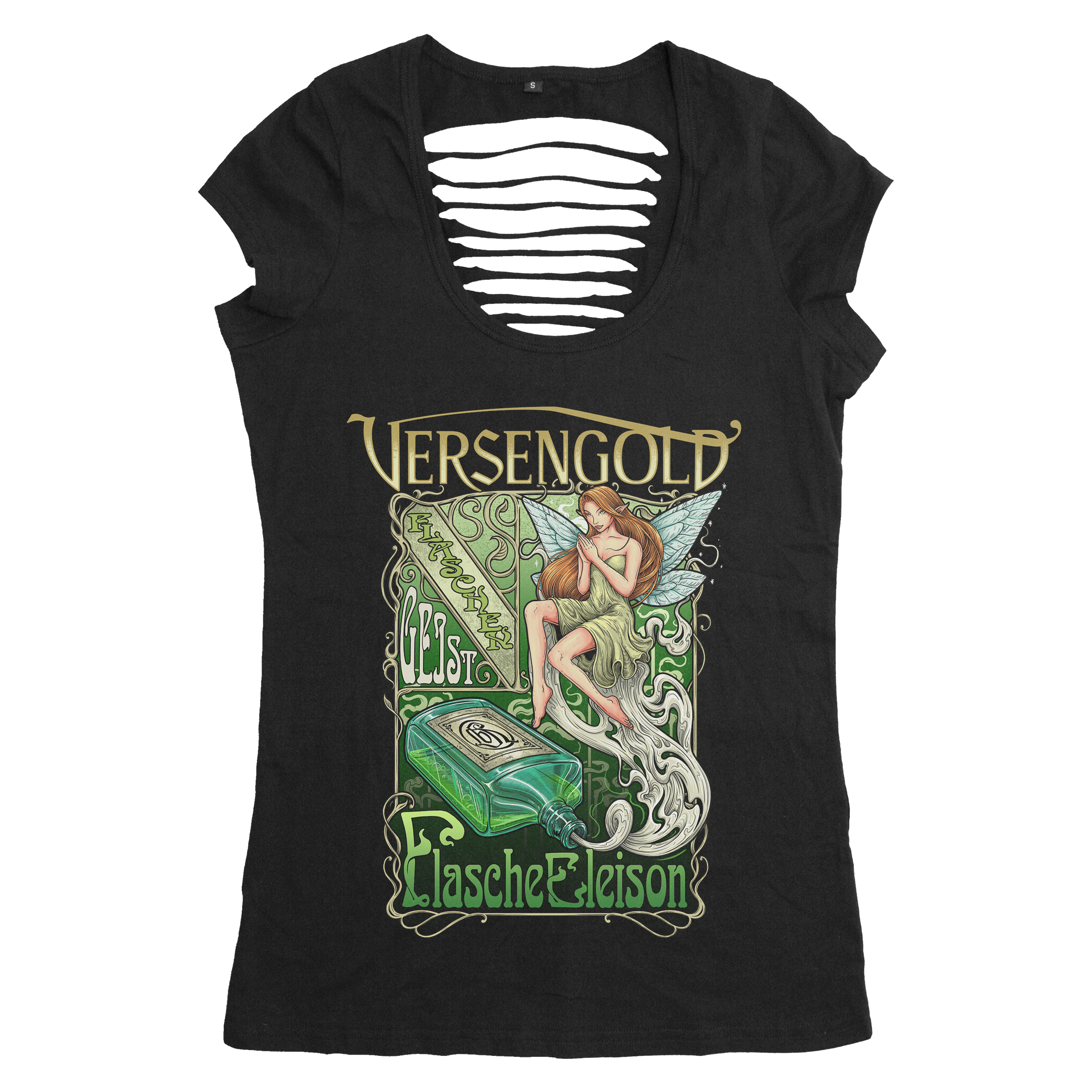 Versengold Flaschengeist Girlie Shirt 345768