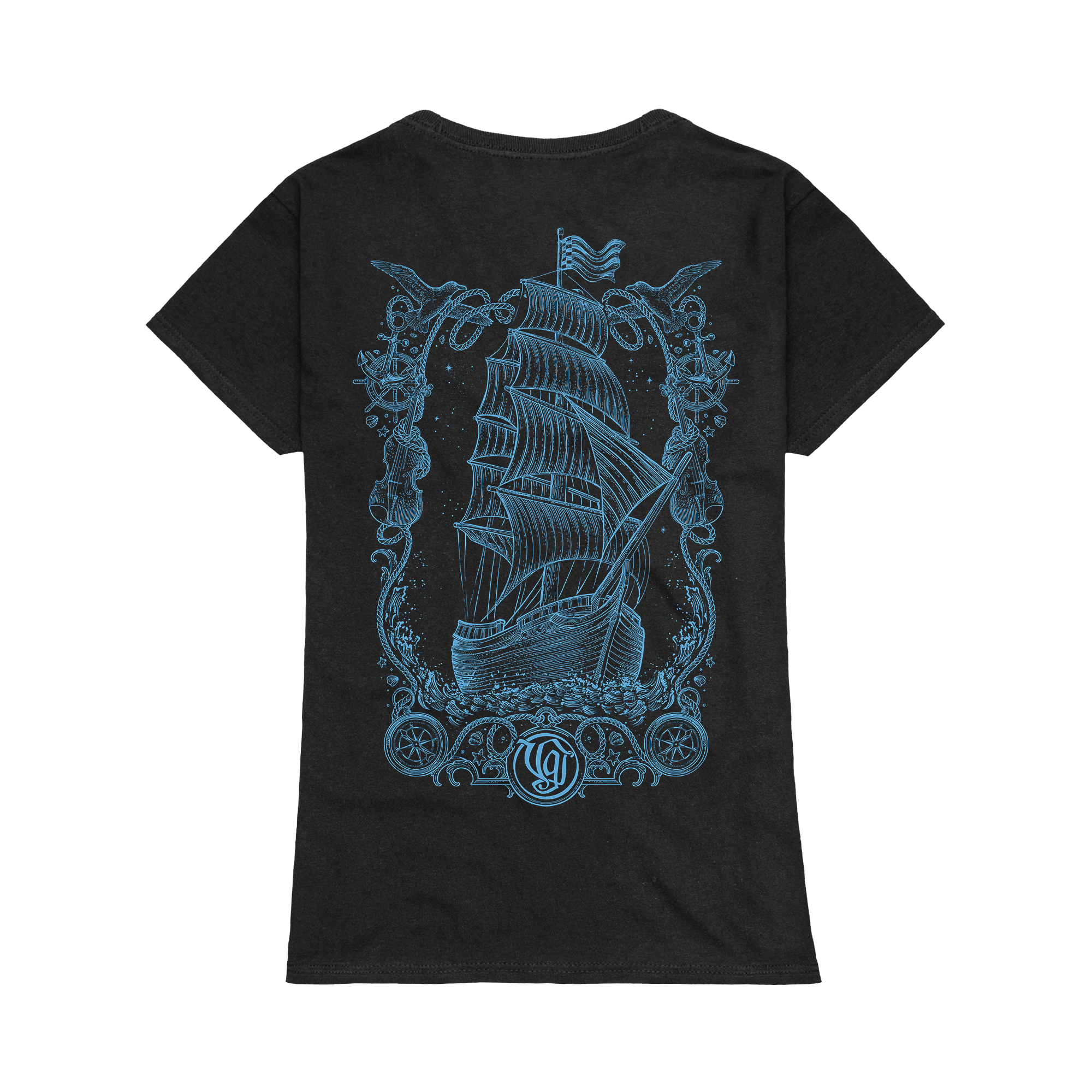 Versengold Segelschiff Girlie Shirt 433579